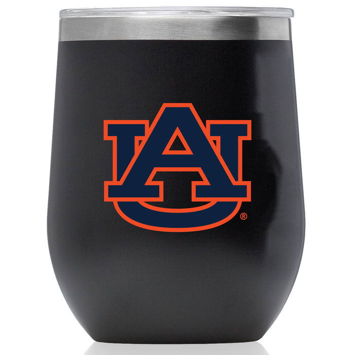 Corkcicle Stemless Wine Glass with Auburn Tigers Primary Logo