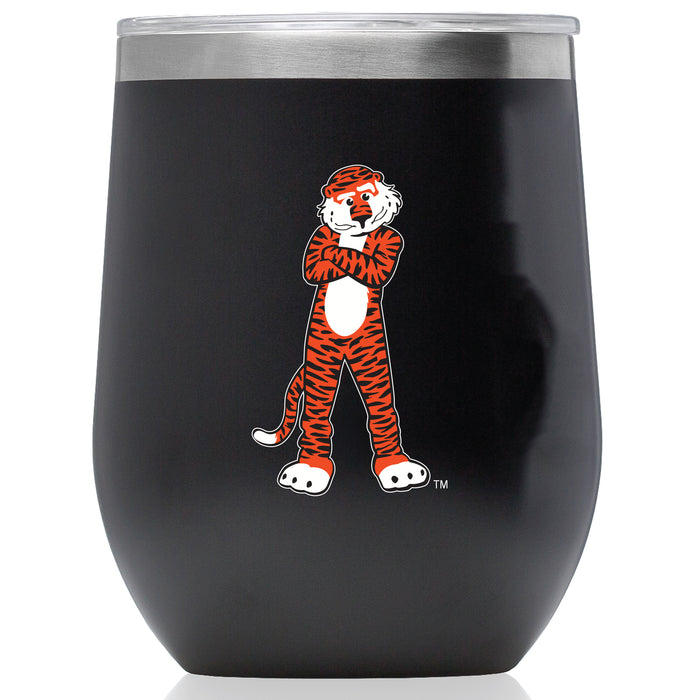 Corkcicle Stemless Wine Glass with Auburn Tigers Secondary Logo