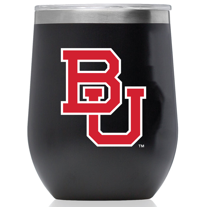 Corkcicle Stemless Wine Glass with Boston University Secondary Logo