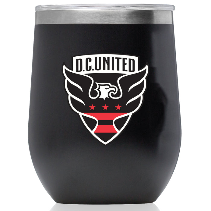 Corkcicle Stemless Wine Glass with D.C. United Primary Logo