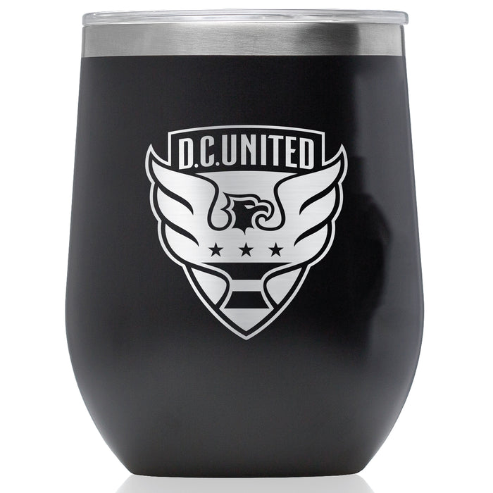 Corkcicle Stemless Wine Glass with D.C. United Etched Primary Logo