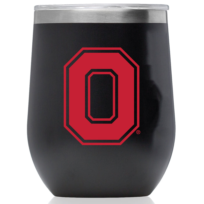 Corkcicle Stemless Wine Glass with Ohio State Buckeyes Secondary Logo