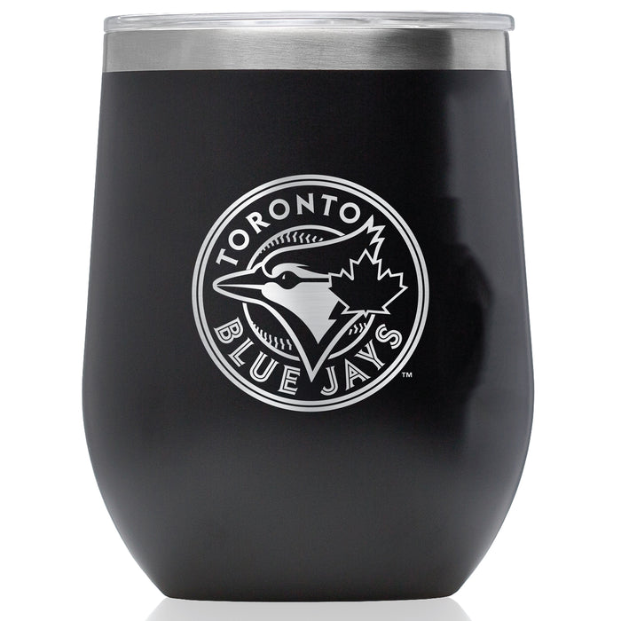 Corkcicle Stemless Wine Glass with Toronto Blue Jays Primary Logo