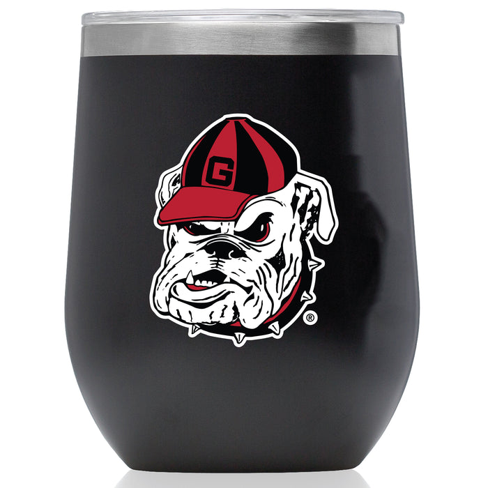 Corkcicle Stemless Wine Glass with Georgia Bulldogs Georgia Bulldog