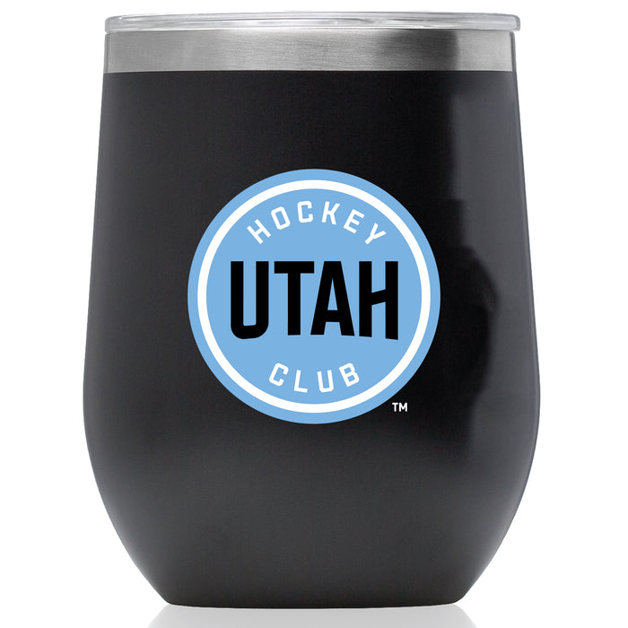 Corkcicle Stemless Wine Glass with Utah Hockey Club Primary Mark