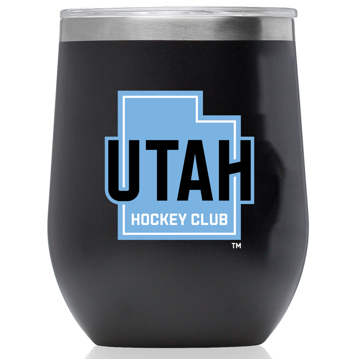 Corkcicle Stemless Wine Glass with Utah Hockey Club Secondary