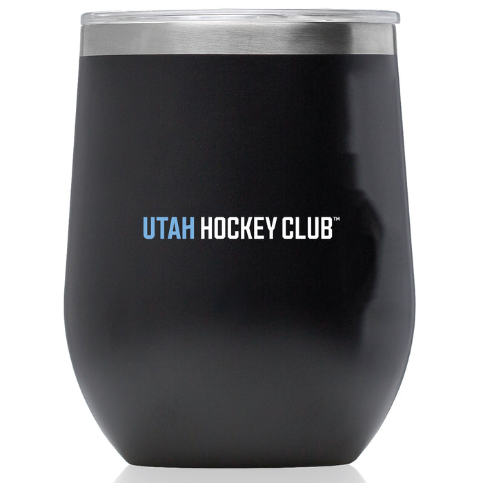 Corkcicle Stemless Wine Glass with Utah Hockey Club Wordmark