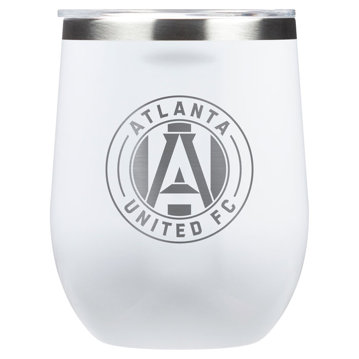 Corkcicle Stemless Wine Glass with Atlanta United FC Etched Primary Logo