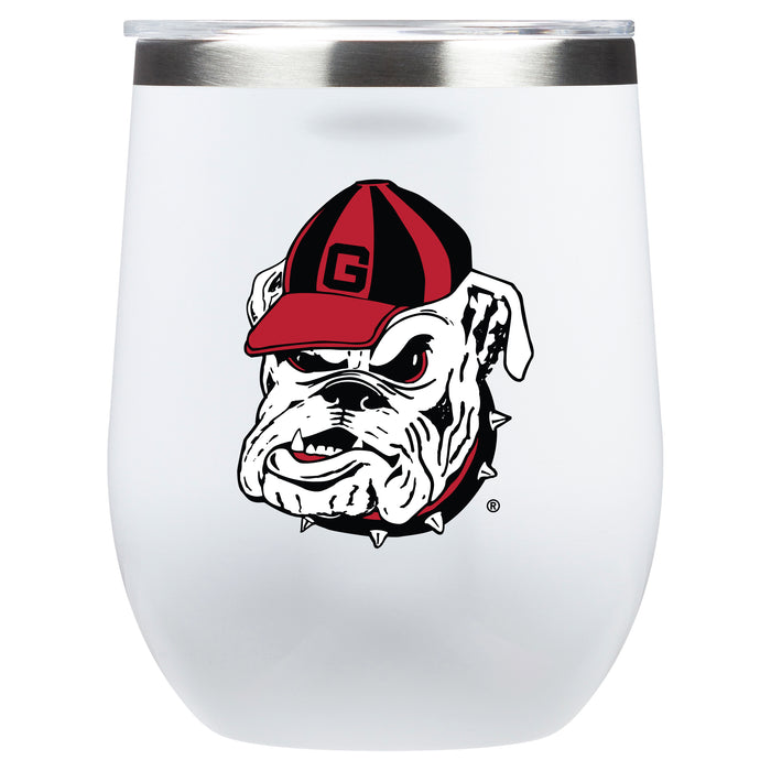 Corkcicle Stemless Wine Glass with Georgia Bulldogs Georgia Bulldog