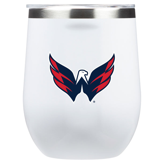Corkcicle Stemless Wine Glass with Washington Capitals Secondary Logo