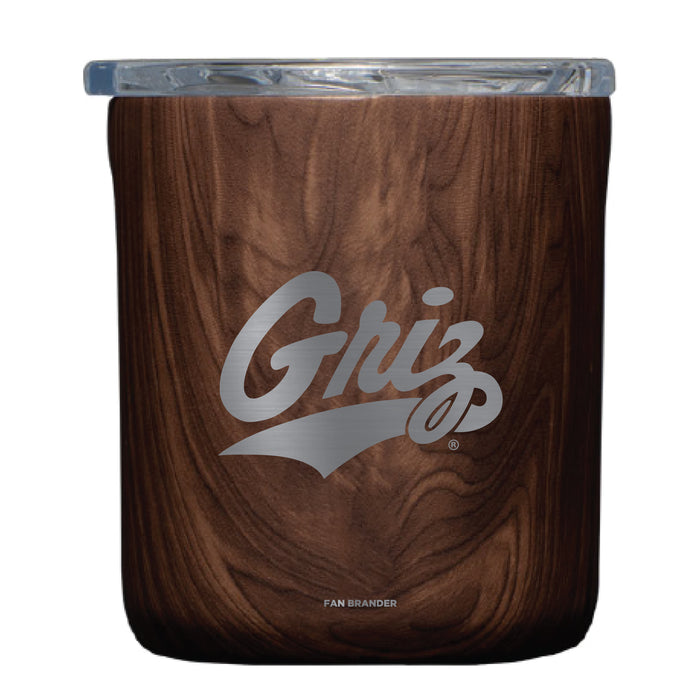 Corkcicle Insulated Buzz Cup Montana Grizzlies Etched Primary Logo
