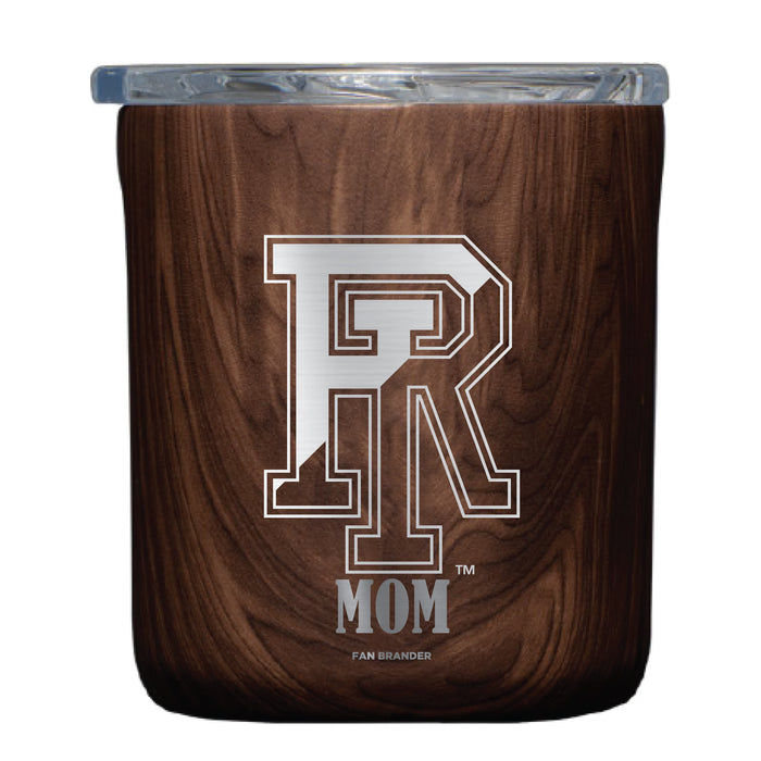 Corkcicle Insulated Buzz Cup Rhode Island Rams Etched Mom with Primary Logo