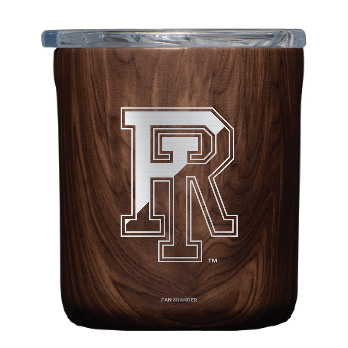 Corkcicle Insulated Buzz Cup Rhode Island Rams Etched Primary Logo