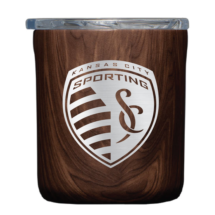 Corkcicle Insulated Buzz Cup Sporting Kansas City Etched Primary Logo