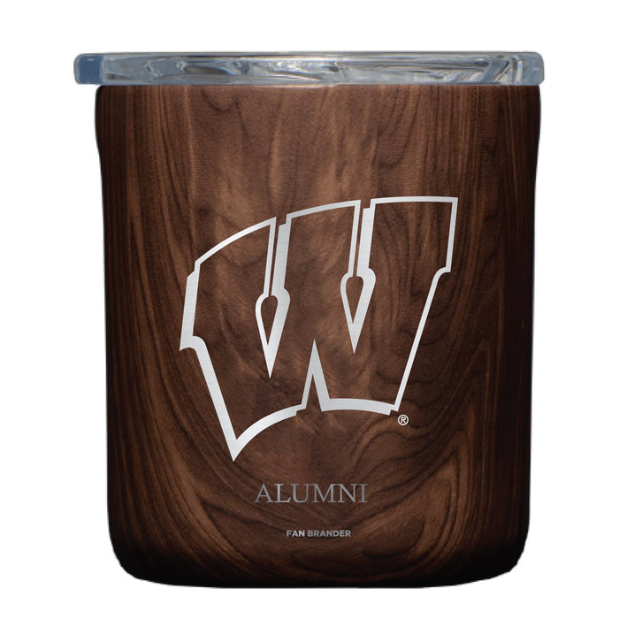 Corkcicle Insulated Buzz Cup Wisconsin Badgers Alumni Primary Logo