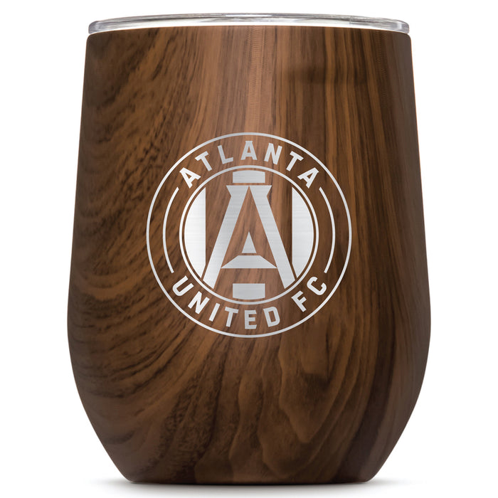 Corkcicle Stemless Wine Glass with Atlanta United FC Etched Primary Logo