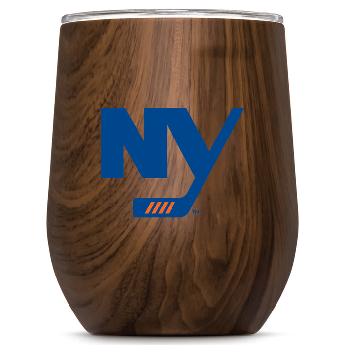 Corkcicle Stemless Wine Glass with New York Islanders Secondary Logo