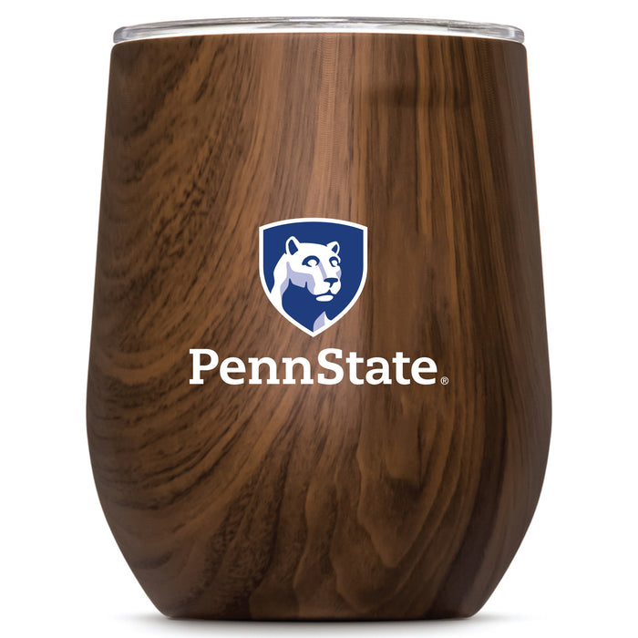 Corkcicle Stemless Wine Glass with Penn State Nittany Lions Shield