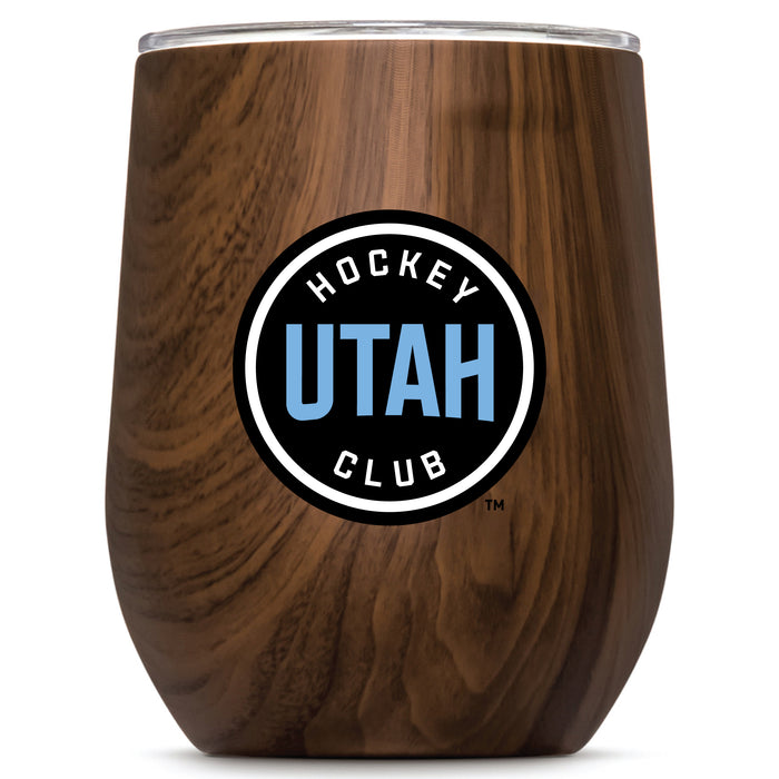 Corkcicle Stemless Wine Glass with Utah Hockey Club Primary Mark