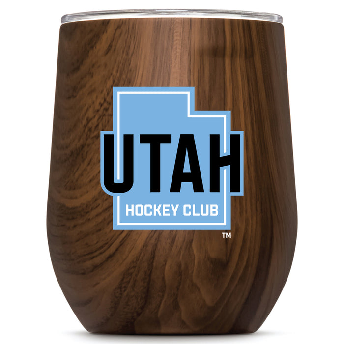 Corkcicle Stemless Wine Glass with Utah Hockey Club Secondary