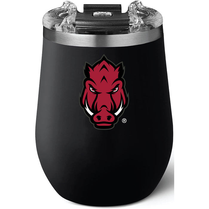 BruMate Uncork'd XL Wine Tumbler with Arkansas Razorbacks Secondary Logo