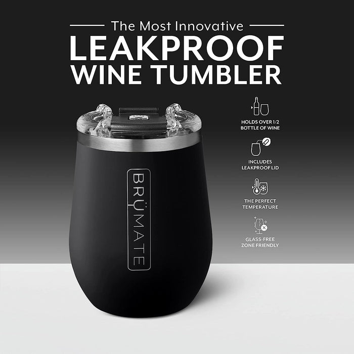 BruMate Uncork'd XL Wine Tumbler with Utah Hockey Club Secondary