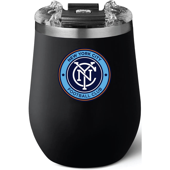 BruMate Uncork'd XL Wine Tumbler with New York City FC Primary Logo