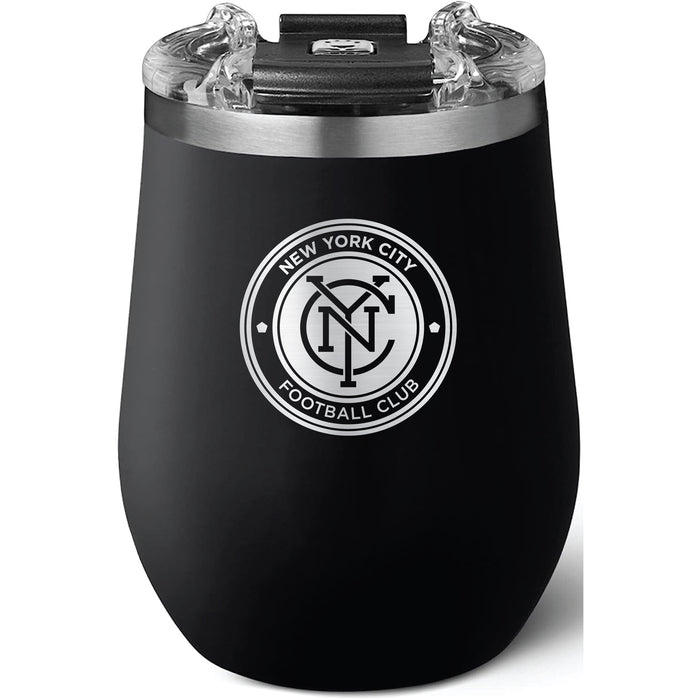 BruMate Uncork'd XL Wine Tumbler with New York City FC Etched Primary Logo