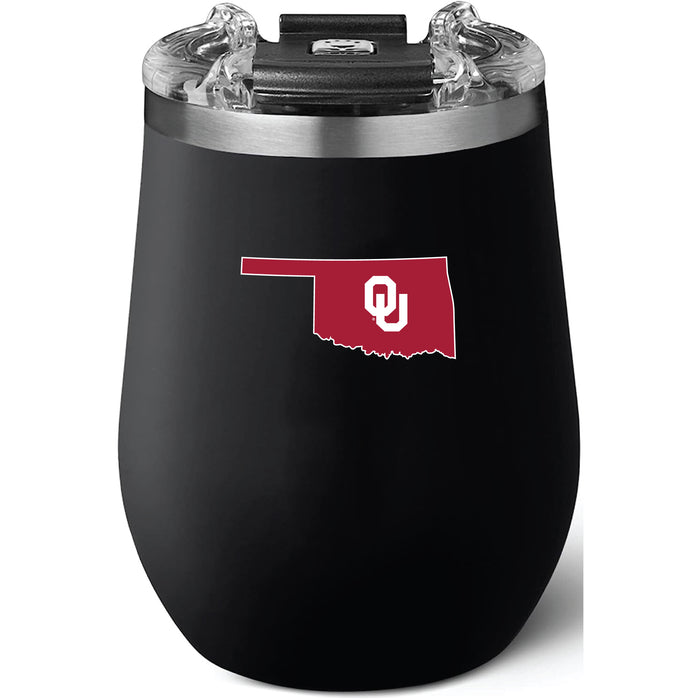 BruMate Uncork'd XL Wine Tumbler with Oklahoma Sooners State Design