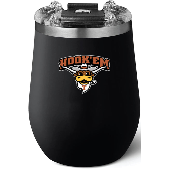 BruMate Uncork'd XL Wine Tumbler with Texas Longhorns  Hook EM