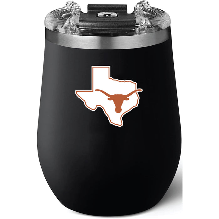 BruMate Uncork'd XL Wine Tumbler with Texas Longhorns  State Design