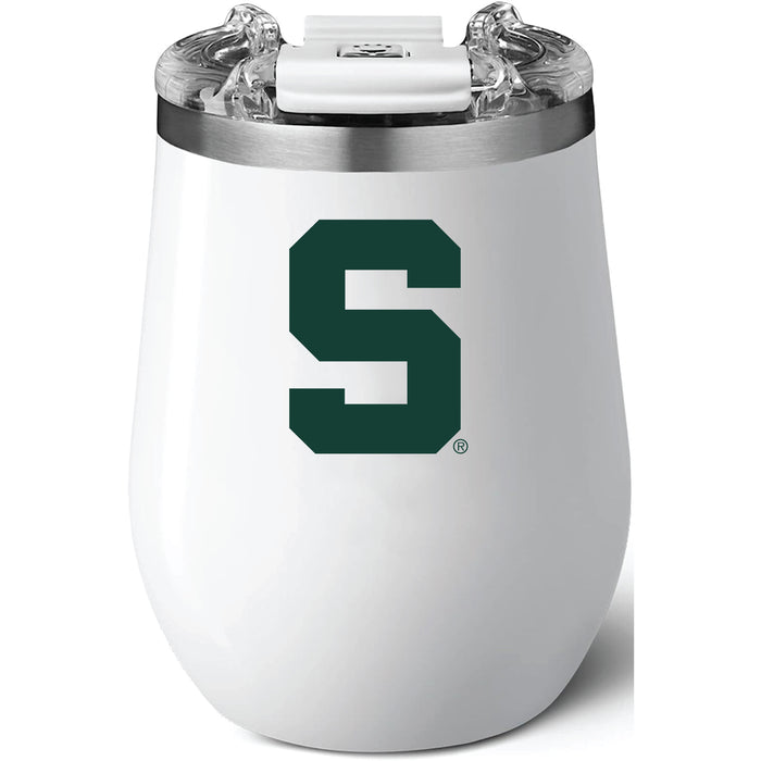 BruMate Uncork'd XL Wine Tumbler with Michigan State Spartans Block S