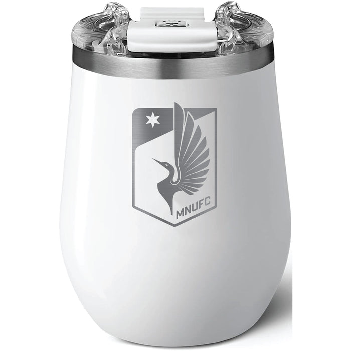 BruMate Uncork'd XL Wine Tumbler with Minnesota United FC Etched Primary Logo