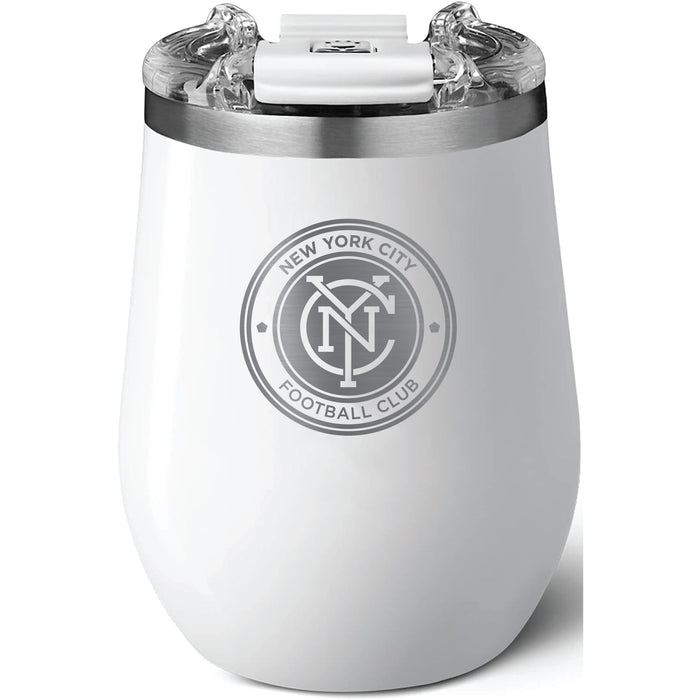 BruMate Uncork'd XL Wine Tumbler with New York City FC Etched Primary Logo