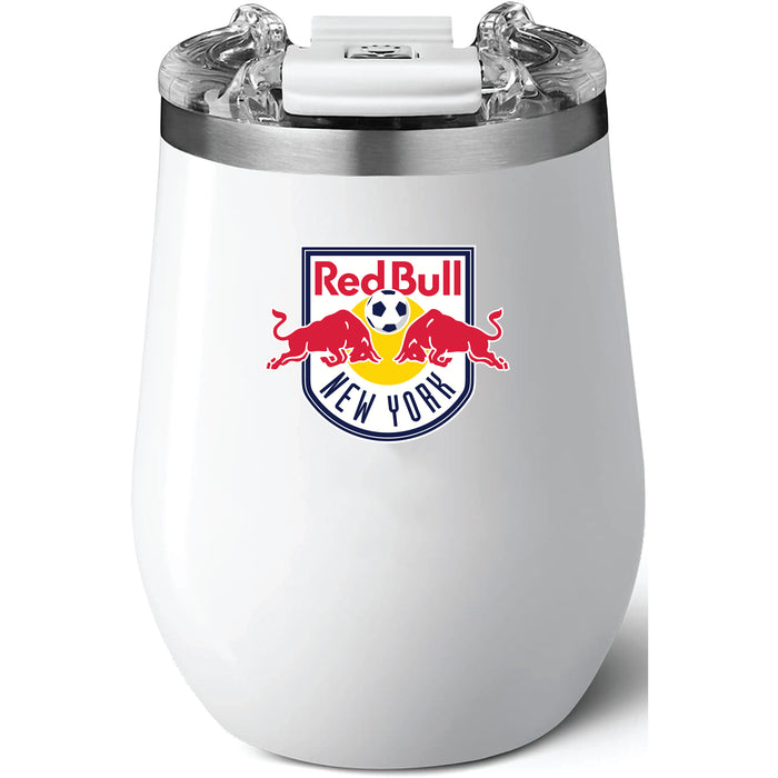 BruMate Uncork'd XL Wine Tumbler with New York Red Bulls Primary Logo