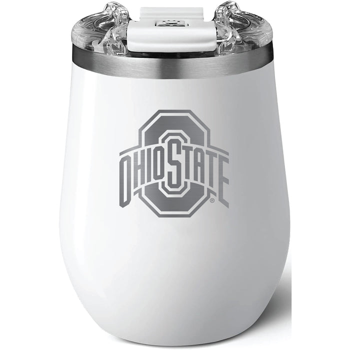 BruMate Uncork'd XL Wine Tumbler with Ohio State Buckeyes Etched Primary Logo