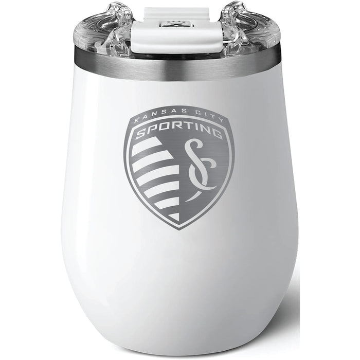 BruMate Uncork'd XL Wine Tumbler with Sporting Kansas City Etched Primary Logo
