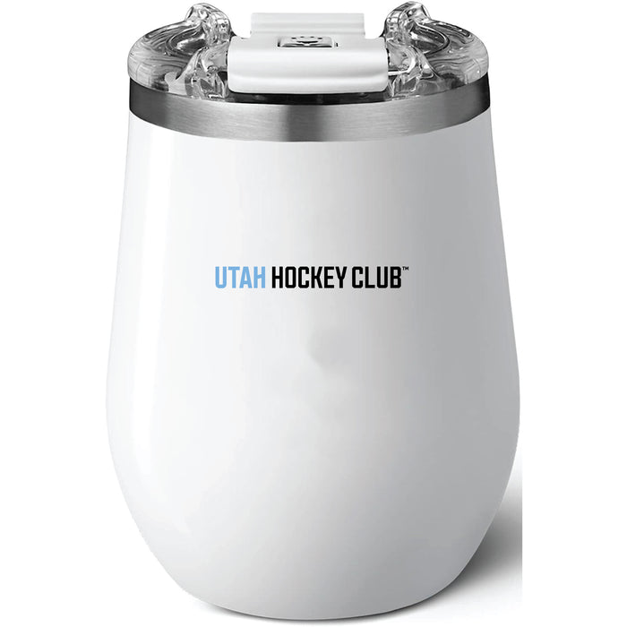 BruMate Uncork'd XL Wine Tumbler with Utah Hockey Club Wordmark