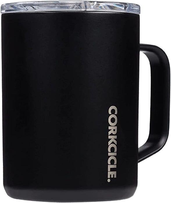Corkcicle Coffee Mug with Rhode Island Rams Etched Mom with Primary Logo