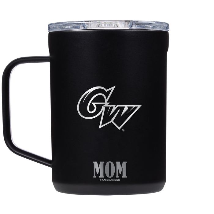 Corkcicle Coffee Mug with George Washington Revolutionaries Etched Mom with Primary Logo