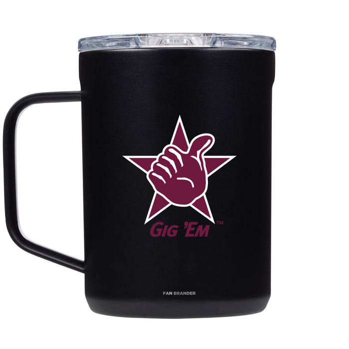 Corkcicle Coffee Mug with Texas A&M Aggies Texas A&M Gig Em