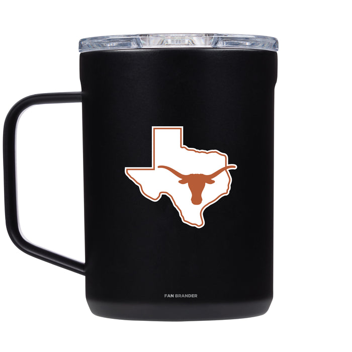 Corkcicle Coffee Mug with Texas Longhorns  State Design