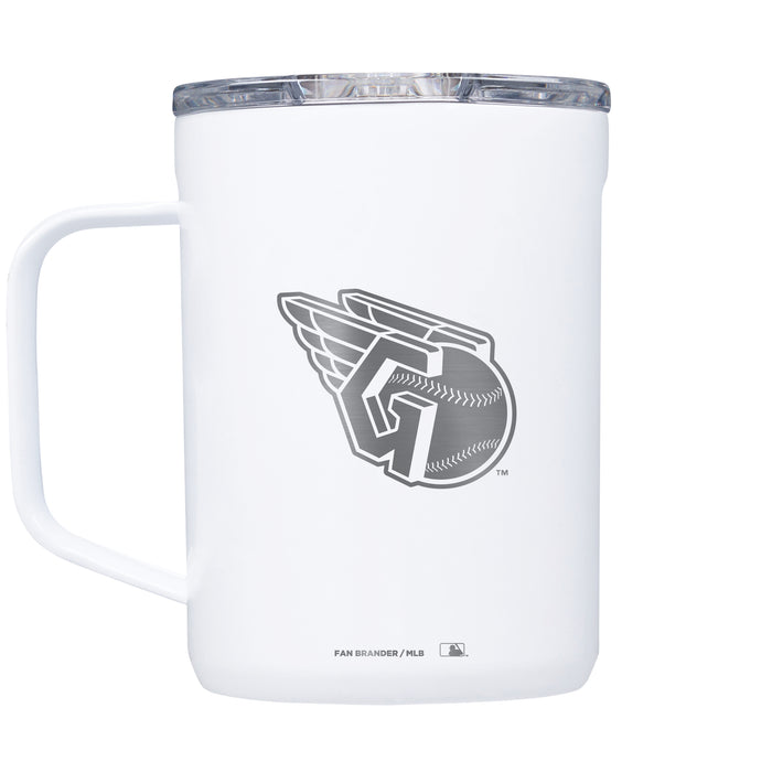 Corkcicle Coffee Mug with Cleveland Guardians Etched Primary Logo