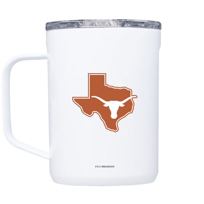 Corkcicle Coffee Mug with Texas Longhorns  State Design