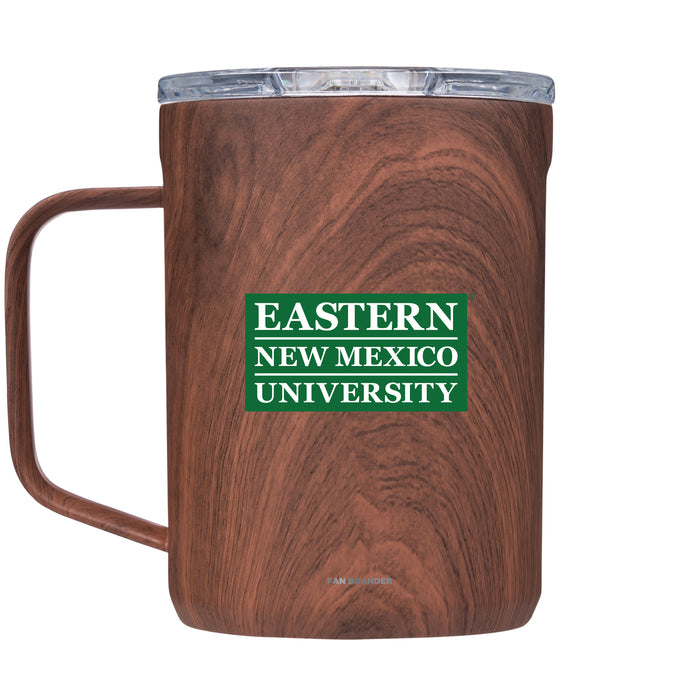 Corkcicle Coffee Mug with Eastern New Mexico Greyhounds Primary Logo