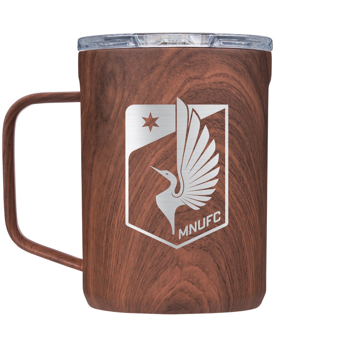 Corkcicle Coffee Mug with Minnesota United FC Etched Primary Logo