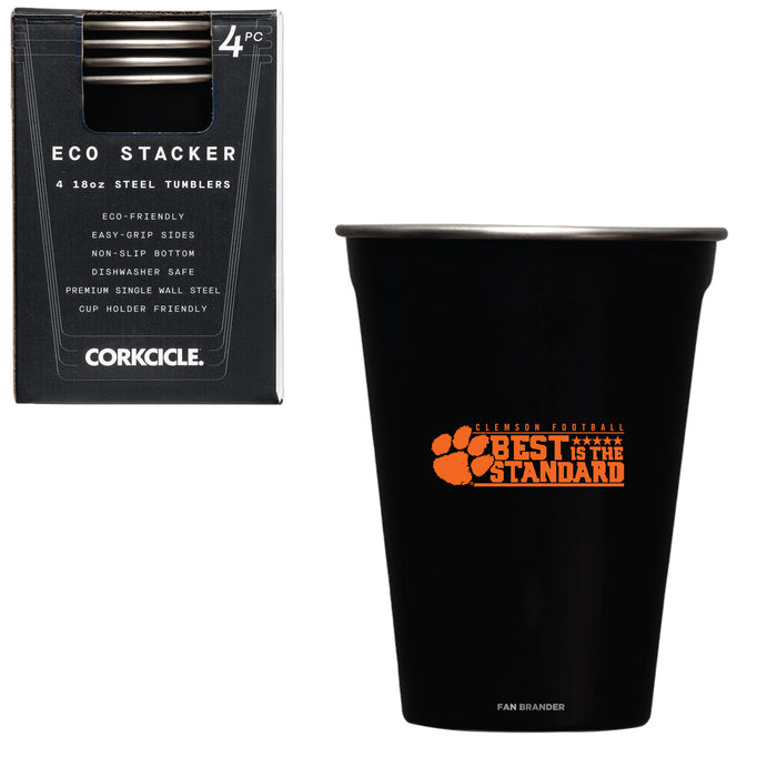 Corkcicle Eco Stacker Cup with Clemson Tigers Best Standard