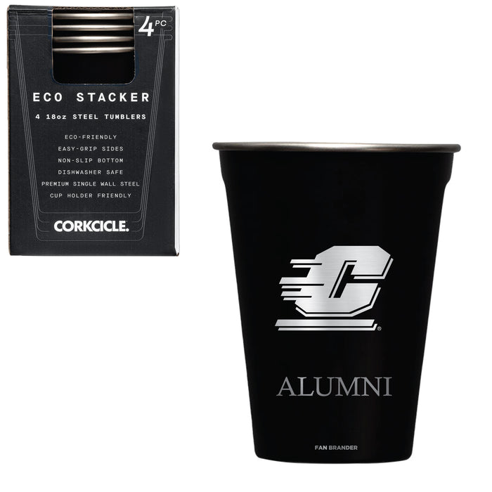 Corkcicle Eco Stacker Cup with Central Michigan Chippewas Etched Alumni with Primary Logo