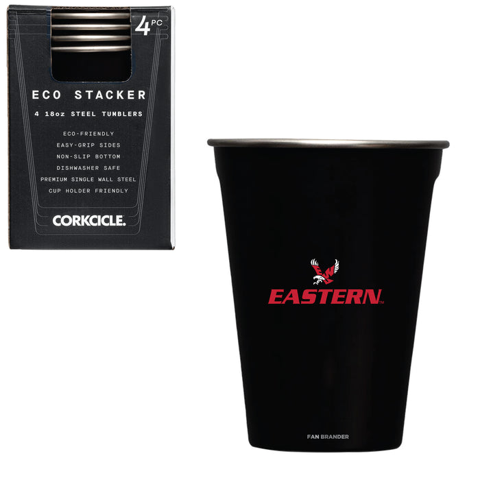 Corkcicle Eco Stacker Cup with Eastern Washington Eagles Secondary Logo