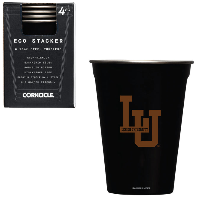 Corkcicle Eco Stacker Cup with Lehigh Mountain Hawks Secondary Logo